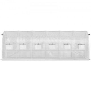 VEVOR Θερμοκήπιο Σήραγγας 20x10x7 ft με Γαλβανισμένους Στύλους & 12... VEVOR Θερμοκήπιο Σήραγγας 20x10x7 ft με Γαλβανισμένους Στύλους & 12...