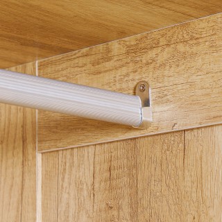 HOMCOM Δίφυλλη Ντουλάπα με 2 Συρτάρια & Κρεμαστή Ράβδο, 80x54x180 c... HOMCOM Δίφυλλη Ντουλάπα με 2 Συρτάρια & Κρεμαστή Ράβδο, 80x54x180 c...