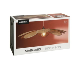 Ostaria Φωτιστικό Οροφής Μπαμπού Petite Margaux Φυσικό -36191