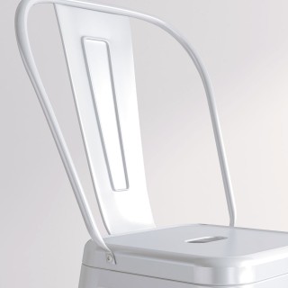 Σετ 2 Σκαμπό Μπαρ HOMCOM Στοιβαζόμενα από Μέταλλο με Αφαιρούμενη Πλ...