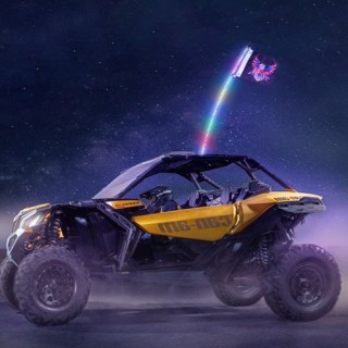 VEVOR LED Σπιράλ Φως 1.2M RGB με Τηλεχειριστήριο για ATV/UTV  CRKJP...