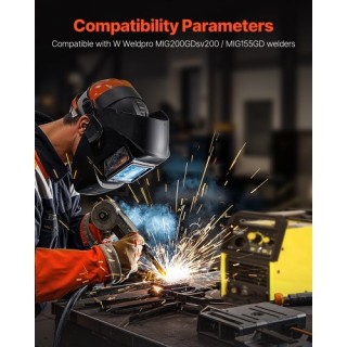 VEVOR Πιστόλι συγκόλλησης 200Α με καλώδιο 10 ποδιών, κατάλληλο για ... VEVOR Πιστόλι συγκόλλησης 200Α με καλώδιο 10 ποδιών, κατάλληλο για ...