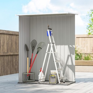 Outsunny Μεταλλικό Κελάρι Εργαλείων με Κεκλιμένη Οροφή και Κλειδωμέ... Outsunny Μεταλλικό Κελάρι Εργαλείων με Κεκλιμένη Οροφή και Κλειδωμέ...