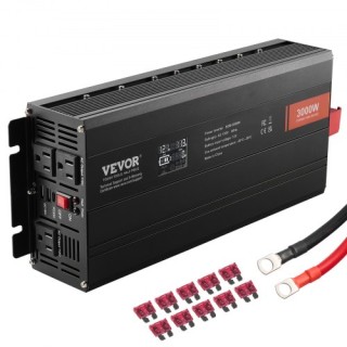VEVOR Τροποποιημένο Ημιτονοειδές Inverter 3000W DC12V σε AC230V με ... VEVOR Τροποποιημένο Ημιτονοειδές Inverter 3000W DC12V σε AC230V με ...
