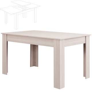 Shally Dogan  Επεκτεινόμενο Τραπέζι Φαγητού 90 x 140 έως 190 cm Εξο...
