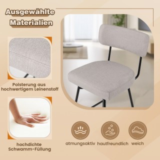 Costway Περιστρεφόμενα Σκαμπό Μπαρ με Μεταλλικό Σκελετό και Υφασμάτ... Costway Περιστρεφόμενα Σκαμπό Μπαρ με Μεταλλικό Σκελετό και Υφασμάτ...