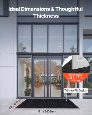 VEVOR Μακρύ Χαλί Εισόδου 2438 x 1219 mm για Εσωτερικούς & Εξωτερικο... VEVOR Μακρύ Χαλί Εισόδου 2438 x 1219 mm για Εσωτερικούς & Εξωτερικο...