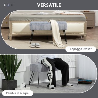 HOMCOM Μαξιλαροθήκη Κρεβατιού με Επένδυση από Συνθετικό Δέρμα Ξύλο ... HOMCOM Μαξιλαροθήκη Κρεβατιού με Επένδυση από Συνθετικό Δέρμα Ξύλο ...