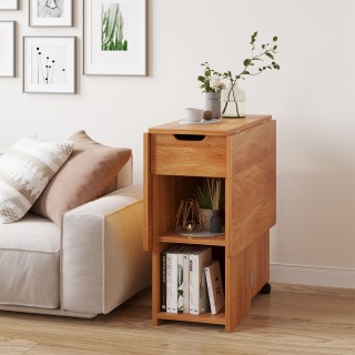 Shally Dogan Πτυσσόμενο Τραπέζι Φαγητού Εξοικονόμησης Χώρου Ξύλινο ...