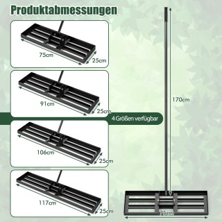 Costway Μεταλλική Ράβδος Εξομάλυνσης Χλοοτάπητα με Εργονομική Λαβή ... Costway Μεταλλική Ράβδος Εξομάλυνσης Χλοοτάπητα με Εργονομική Λαβή ...