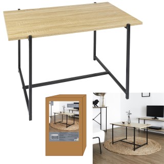 Τραπεζάκι Σαλονιού από Ξύλο & Μέταλλο 80 x 45 x 50 cm HD0182 Home D... Τραπεζάκι Σαλονιού από Ξύλο & Μέταλλο 80 x 45 x 50 cm HD0182 Home D...