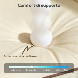 HOMCOM Διθέσιος Καναπές από Συνθετικό Δέρμα με Παχιά Επένδυση, Πλαϊ... HOMCOM Διθέσιος Καναπές από Συνθετικό Δέρμα με Παχιά Επένδυση, Πλαϊ...