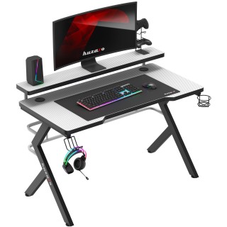 Huzaro Γραφείο Gaming Hero 5.0 Λευκό με Διάστασεις 120x60εκ  590756...