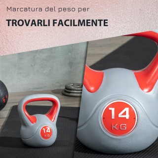 SPORTNOW Kettlebell 14kg σε PU και Sand με επίπεδη βάση και λαβή γι... SPORTNOW Kettlebell 14kg σε PU και Sand με επίπεδη βάση και λαβή γι...