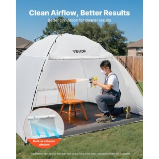 VEVOR Φορητή Σκηνή Βαφής με Δάπεδο & Δίχτυ - Μεγάλου Μεγέθους BXSPQ... VEVOR Φορητή Σκηνή Βαφής με Δάπεδο & Δίχτυ - Μεγάλου Μεγέθους BXSPQ...
