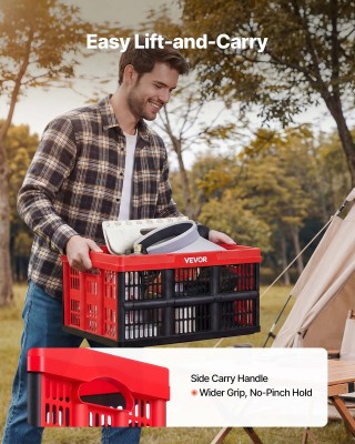 VEVOR Πλαστικά Πτυσσόμενα Κουτιά Αποθήκευσης 32L, Σετ 3 Τεμαχίων, Σ... VEVOR Πλαστικά Πτυσσόμενα Κουτιά Αποθήκευσης 32L, Σετ 3 Τεμαχίων, Σ...