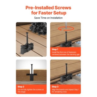 VEVOR Κρυφοί Συνδετήρες για Δάπεδο, Τ-Σφιγκτήρες & Πλαστικοί Συνδετ... VEVOR Κρυφοί Συνδετήρες για Δάπεδο, Τ-Σφιγκτήρες & Πλαστικοί Συνδετ...