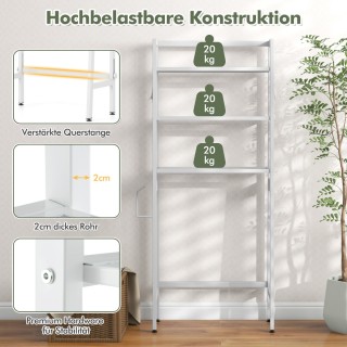 Costway 3-Επίπεδο Ράφι Τουαλέτας με Μεταλλική Κατασκευή και Ανθεκτ... Costway 3-Επίπεδο Ράφι Τουαλέτας με Μεταλλική Κατασκευή και Ανθεκτ...