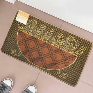 BAKAJI Πατάκι Εισόδου Λουλούδια 45x75cm από Καουτσούκ και Ίνες Καρύ... BAKAJI Πατάκι Εισόδου Λουλούδια 45x75cm από Καουτσούκ και Ίνες Καρύ...