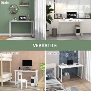 HOMCOM Γραφείο Υπολογιστή με Ρυθμιζόμενα Πόδια από Μοριοσανίδα και... HOMCOM Γραφείο Υπολογιστή με Ρυθμιζόμενα Πόδια από Μοριοσανίδα και...