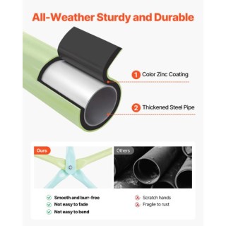 VEVOR 6FT Γεωμετρικός Θολωτός Αναρριχητικός Εξοπλισμός Παιδικής Χαρ...