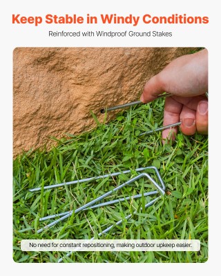 VEVOR Μεσαίου Μεγέθους Τεχνητός Πέτρινος Καλυμμάτι: 59 x 46 x 33 εκ...