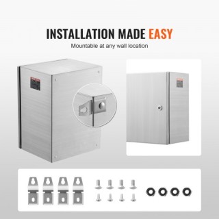 Κουτί Ηλεκτρικών VEVOR 20x16x8 Ανοξείδωτο IP66  BXGDQX20X16X4VPKIV0