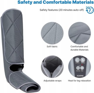 Renpho Σύστημα Μασάζ Ποδιών & Γαμπών με Συμπίεση Αέρα Air Compressi...