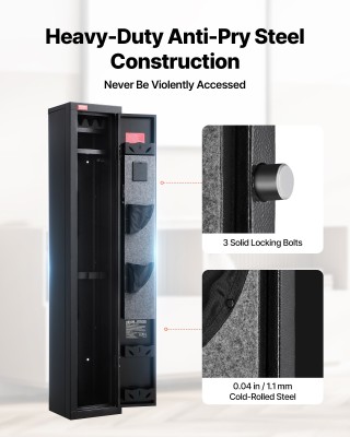 VEVOR Χρηματοκιβώτιο Όπλων Υψηλής Ασφάλειας με Ψηφιακή Κλειδαριά κα...