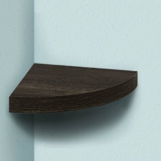 BAKAJI Γωνιακό Ράφι Τοίχου από MDF σε Ξύλινη Όψη Wenghe 24x4cm 0283... BAKAJI Γωνιακό Ράφι Τοίχου από MDF σε Ξύλινη Όψη Wenghe 24x4cm 0283...