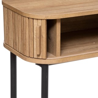 Atmosphera Δίφυλλη Κονσόλα Σκανδιναβικού Στυλ με Αποθηκευτικό Χώρο,...