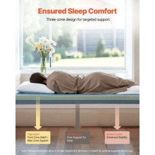 VEVOR Ανθεκτικό Ιατρικό Στρώμα Νοσοκομείου 6 ιντσών YYBCCDSX3CTCD2B...