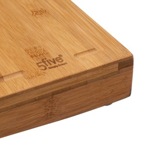 5FIVE Simply smart Ξύλο Κοπής από Μπαμπού με Κανάλι Συλλογής Υγρών ...