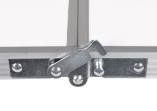 MULTIGARDEN Πτυσσόμενο τραπέζι κάμπινγκ με 4 καρέκλες, λευκό, Multi...