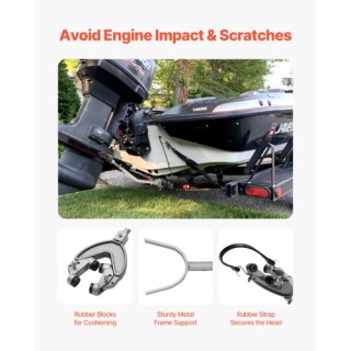 VEVOR Ρυθμιζόμενος Προστατευτικός Διασώστης Πρύμνης 26.9-62.2 in με...