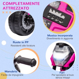 AIYAPLAY Ηλεκτρικό Τρίκυκλο για Παιδιά 18-36 Μηνών 3 σε 1 με Φώτα, ...