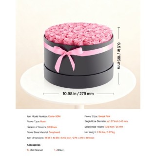 VEVOR Αιώνια Λουλούδια: 50 Αποθηκευμένα Ρόδα σε Κουτί - Αθάνατο Μπο... VEVOR Αιώνια Λουλούδια: 50 Αποθηκευμένα Ρόδα σε Κουτί - Αθάνατο Μπο...