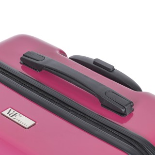 Galileo Σετ 2 φούξια βαλίτσες Diamond με 4 περιστρεφόμενες ρόδες 36...
