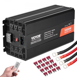 VEVOR Μετατροπέας Ισχύος 5000W DC12V σε AC120V με LCD Τηλεχειριστήρ... VEVOR Μετατροπέας Ισχύος 5000W DC12V σε AC120V με LCD Τηλεχειριστήρ...