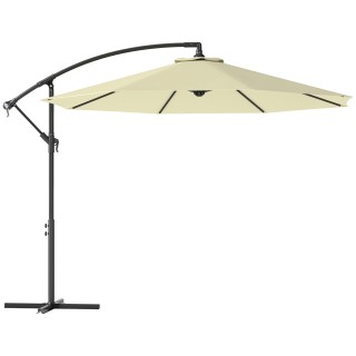 Outsunny Κήπος Ομπρέλα 3x2.5m με Κλίση και Μανιβέλα, Μπεζ 84D-082V00BG Outsunny Κήπος Ομπρέλα 3x2.5m με Κλίση και Μανιβέλα, Μπεζ 84D-082V00BG