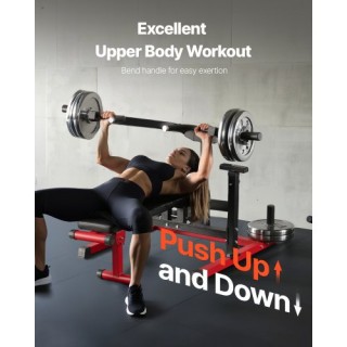 VEVOR Πολυμορφικός Πάγκος Γυμναστικής με Μηχάνημα Πιέσεων Στήθους 4...