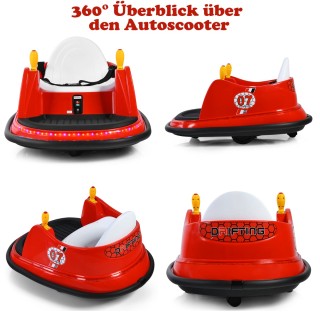 Costway Παιδικό Ηλεκτρικό Αυτοκινητάκι 6V με Φώτα LED Κόκκινο TQ102...