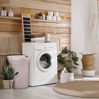 Galileo Καλάθι άπλυτων σε απόχρωση ελεφαντόδοντου με επιφάνεια που ... Galileo Καλάθι άπλυτων σε απόχρωση ελεφαντόδοντου με επιφάνεια που ...