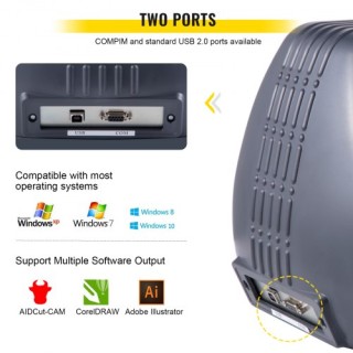 VEVOR Κοπτικό Βινυλίου 375mm για Κατασκευή Πινακίδων KZJT375MM220V... VEVOR Κοπτικό Βινυλίου 375mm για Κατασκευή Πινακίδων KZJT375MM220V...