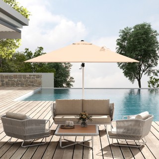 Outsunny Ομπρελόνι με Κλίση και Βάση Σταυρού, από Πολυεστέρα, Αλουμ... Outsunny Ομπρελόνι με Κλίση και Βάση Σταυρού, από Πολυεστέρα, Αλουμ...