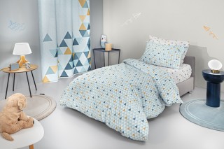 Guy Laroche Σετ 3τμχ Παιδικά Σεντόνια Two 2 Twenty Aqua 165x250, 11...