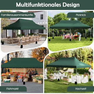 Costway Πράσινη Αναδιπλούμενη Τέντα Εκδηλώσεων με Τσάντα Μεταφοράς ... Costway Πράσινη Αναδιπλούμενη Τέντα Εκδηλώσεων με Τσάντα Μεταφοράς ...