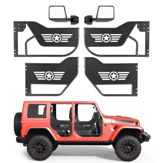 VEVOR Πόρτες Σωλήνα για Jeep για τα Jeep Wrangler JL JLU & Gladiato...