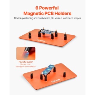 VEVOR Σταθμός Συγκόλλησης με 3Χ Μεγεθυντικό Φακό και 5 Βραχίονες FZ...