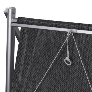 Galileo Κρεβάτι παραλίας με σκίαστρο, κατασκευή από αλουμίνιο, κάθι...